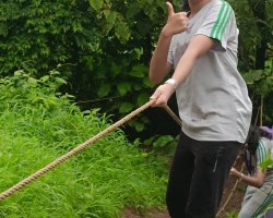 Std VIII Field trip to Forganic farm Khopoli